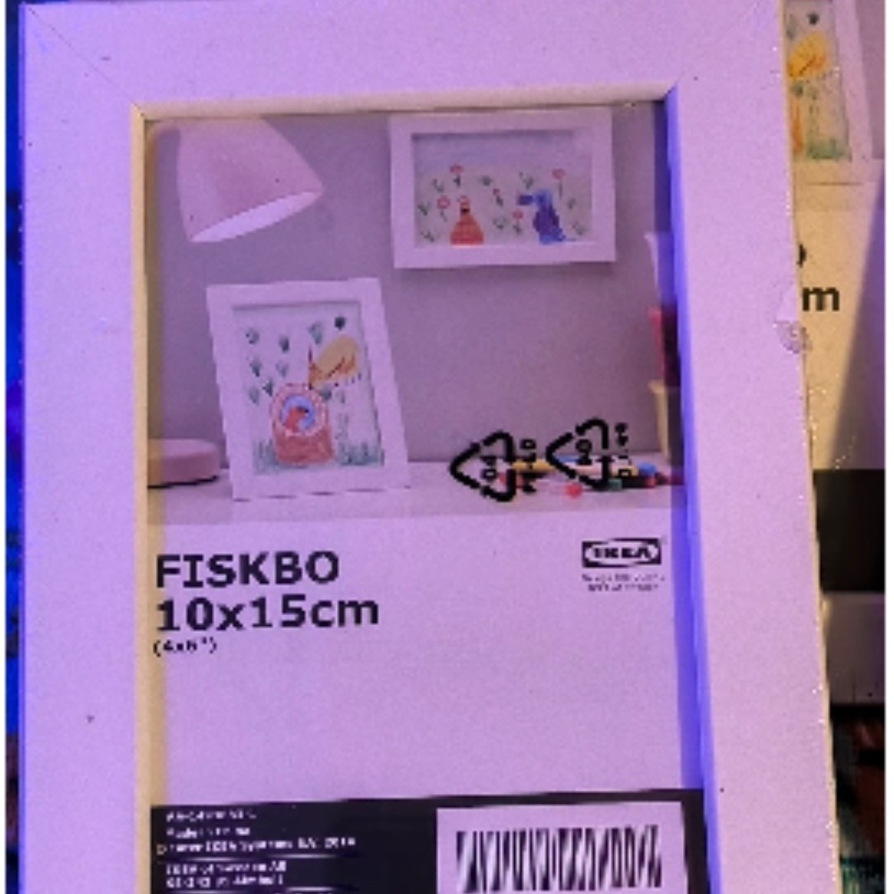 IKEA Fiksbo White 4x6 Picture Frames Set of 5 NWOT